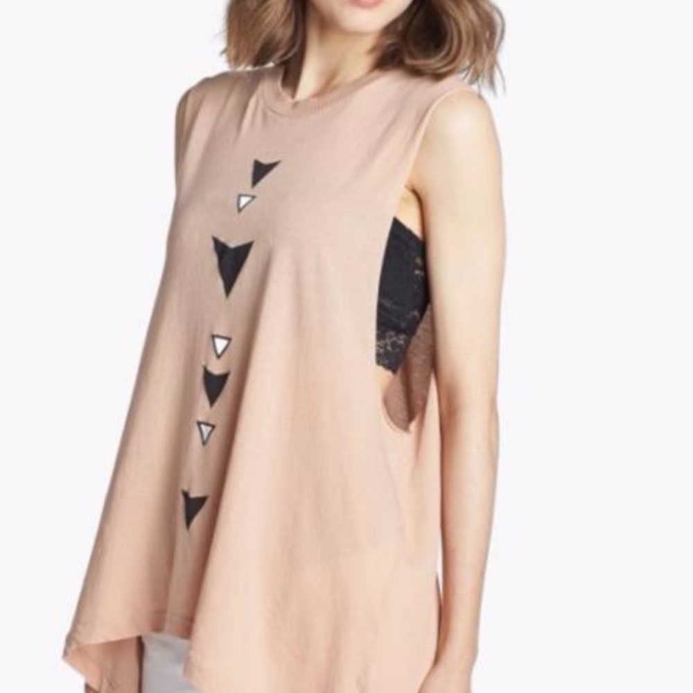 Wildfox native arrow muscle tank S